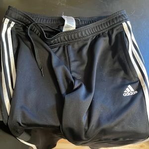 Adidas leg zip warm up pants, VGUC